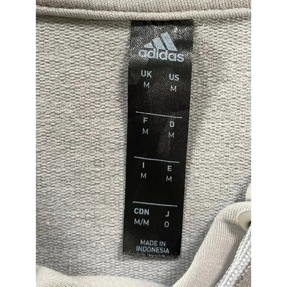 Adidas Mens Medium Grey Aeroready Hoodie Lightweight Pullover H47658 Athleisure
